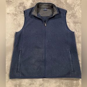 Vineyard Vines fleece vest, blue and grey men’s large. Ready for wear!
